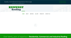 Desktop Screenshot of kennedyroofing.com