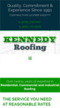 Mobile Screenshot of kennedyroofing.com